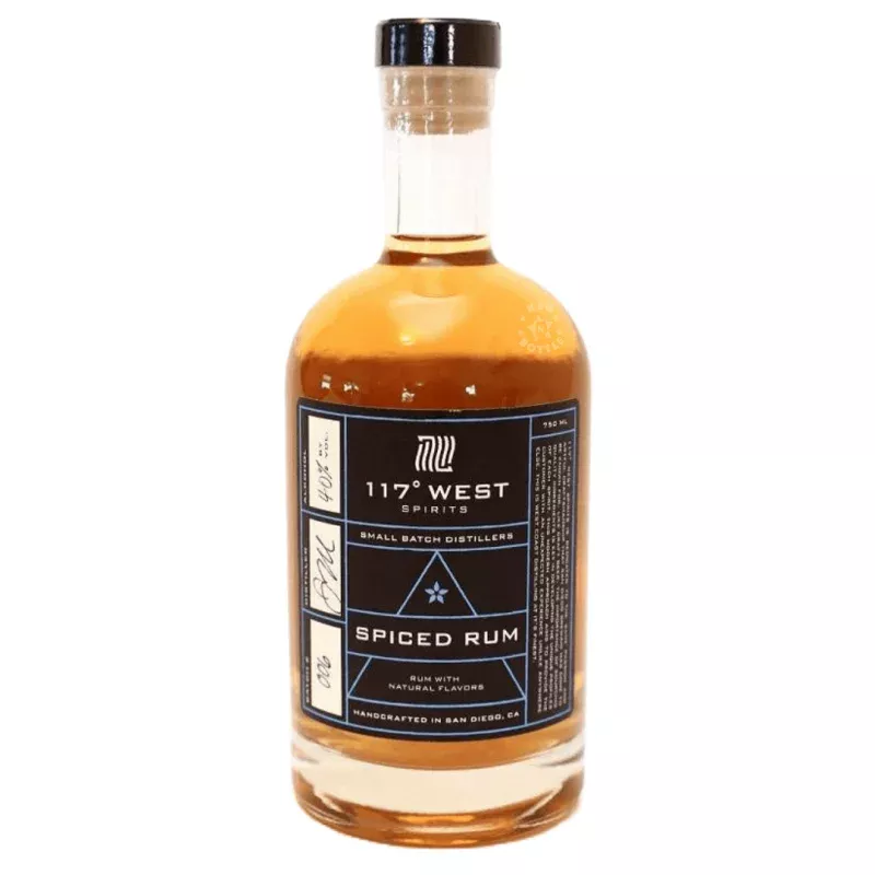 117-west-small-batch-spiced-rum-750-ml 117 West Small Batch Spiced Rum (750 mL)
