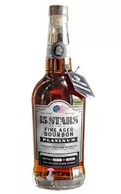 15 Stars Fine Aged Platinum A Blend of Straight Bourbon Whiskey 750ml