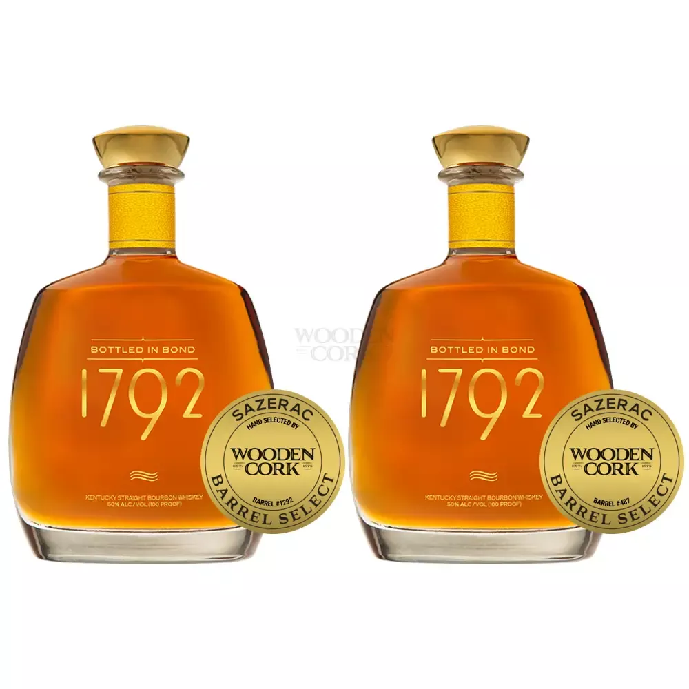 1792-bottled-in-bond-wooden-cork-barrel-select-duo-bundle 1792 Bottled in Bond Wooden Cork Barrel Select Duo Bundle