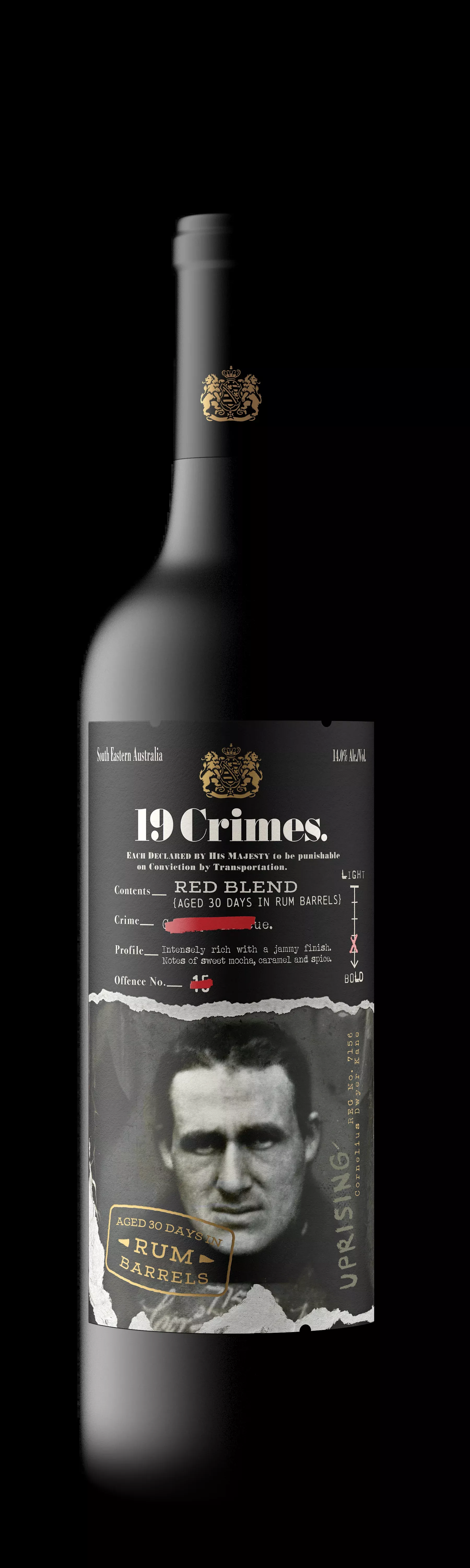 19 Crimes Uprising Red Rum Barrel 750ML