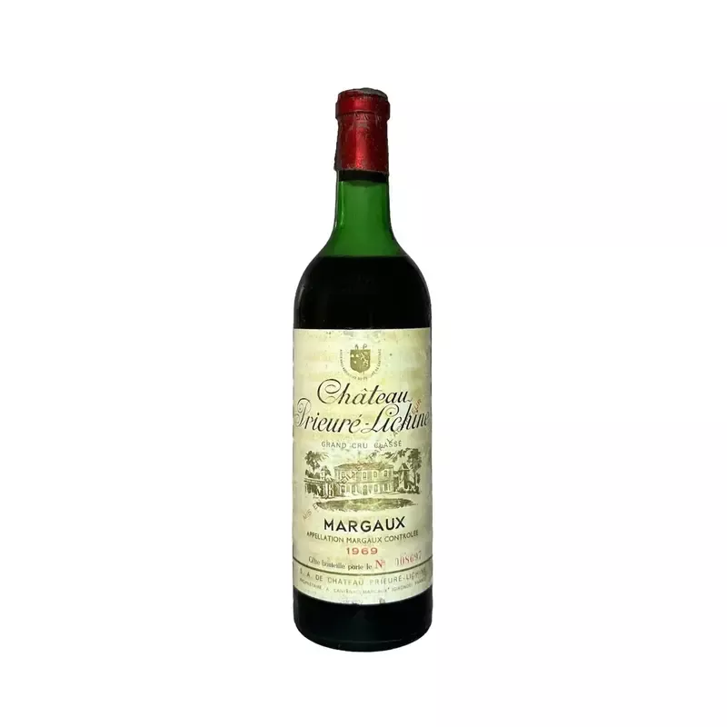 1969-chateau-prieure-lichine-margaux-france-750ml 1969 Chateau Prieure-Lichine, Margaux, France (750ml)