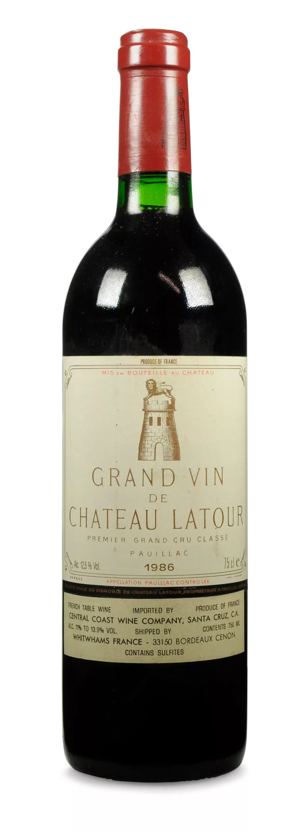 1986-chateau-latour-bin-soiled-label-750ml 1986 Chateau Latour Bin Soiled Label 750ml
