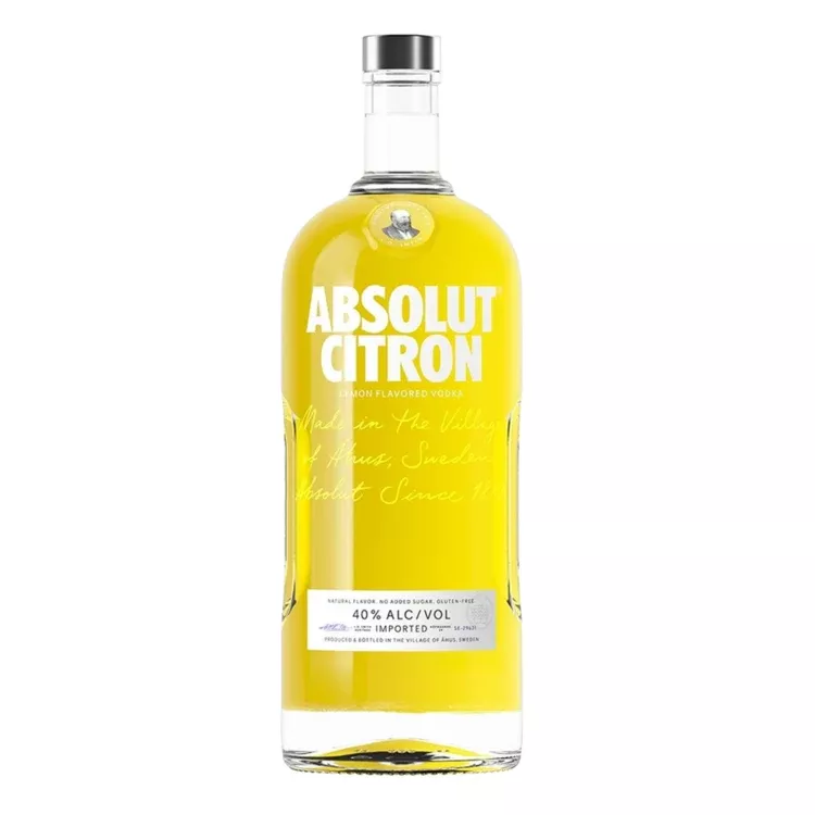 Absolut Citron Flavored Vodka 1.75L