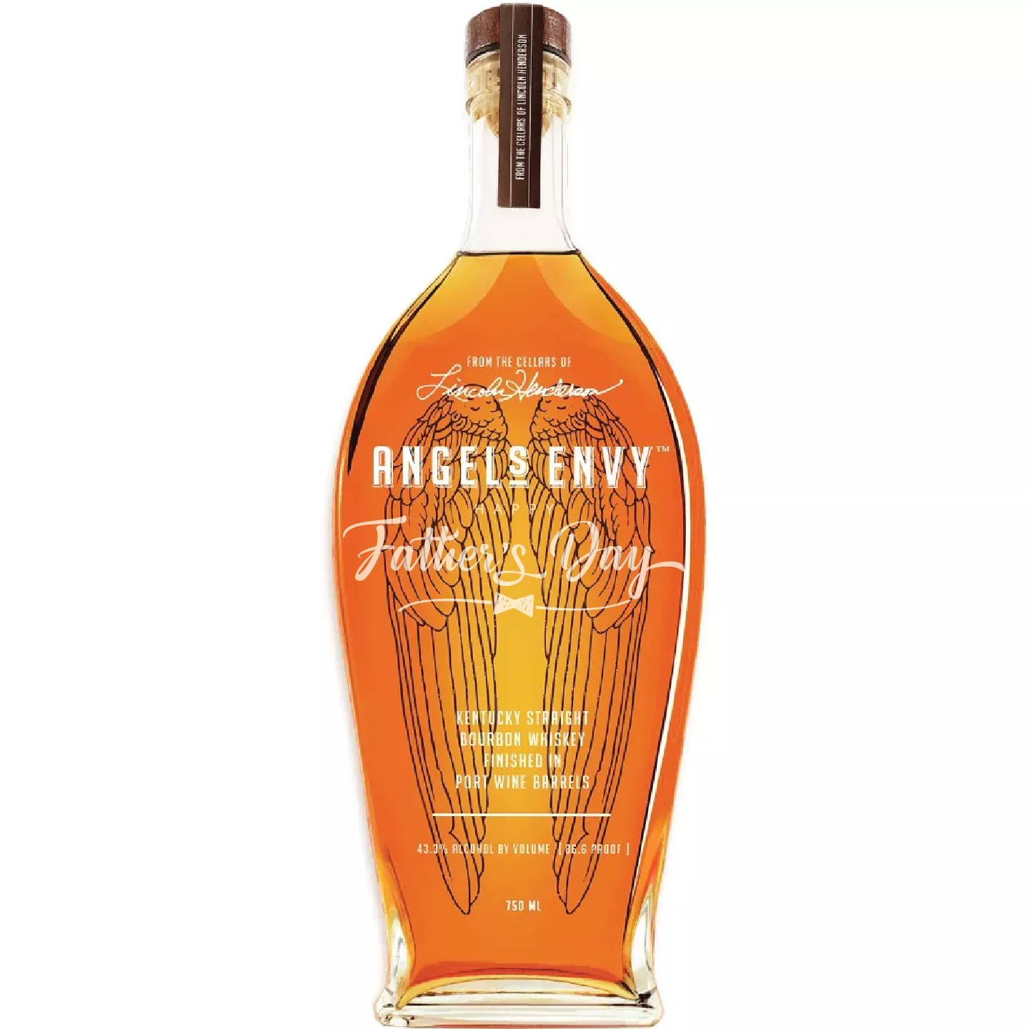 Angel's Envy Bourbon Happy Father's Day Custom Engraved Gift