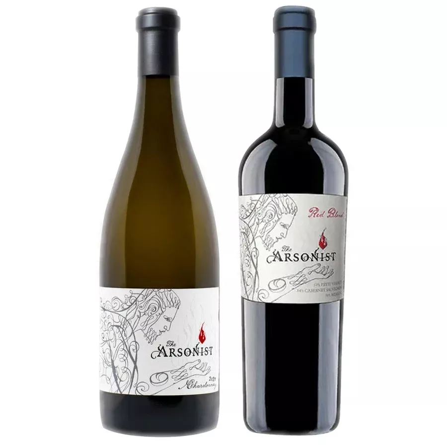 arsonist-chardonnay-arsonist-red-blend-bundle The Arsonist Chardonnay & The Arsonist Red Blend Bundle