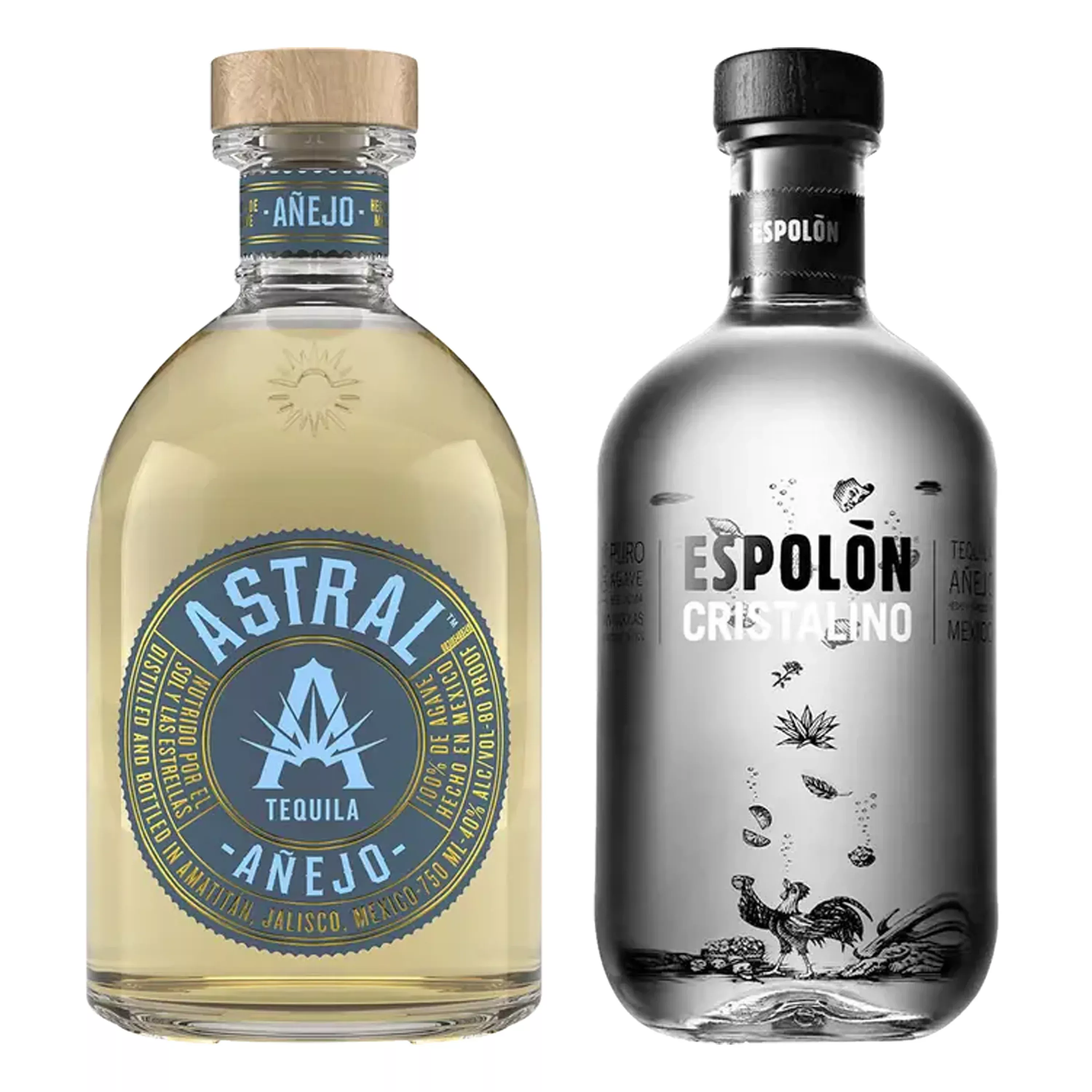 astral-tequila-anejo-espolon-tequila-anejo-cristalino-bundle Astral Tequila Anejo & Espolon Tequila Anejo Cristalino Bundle
