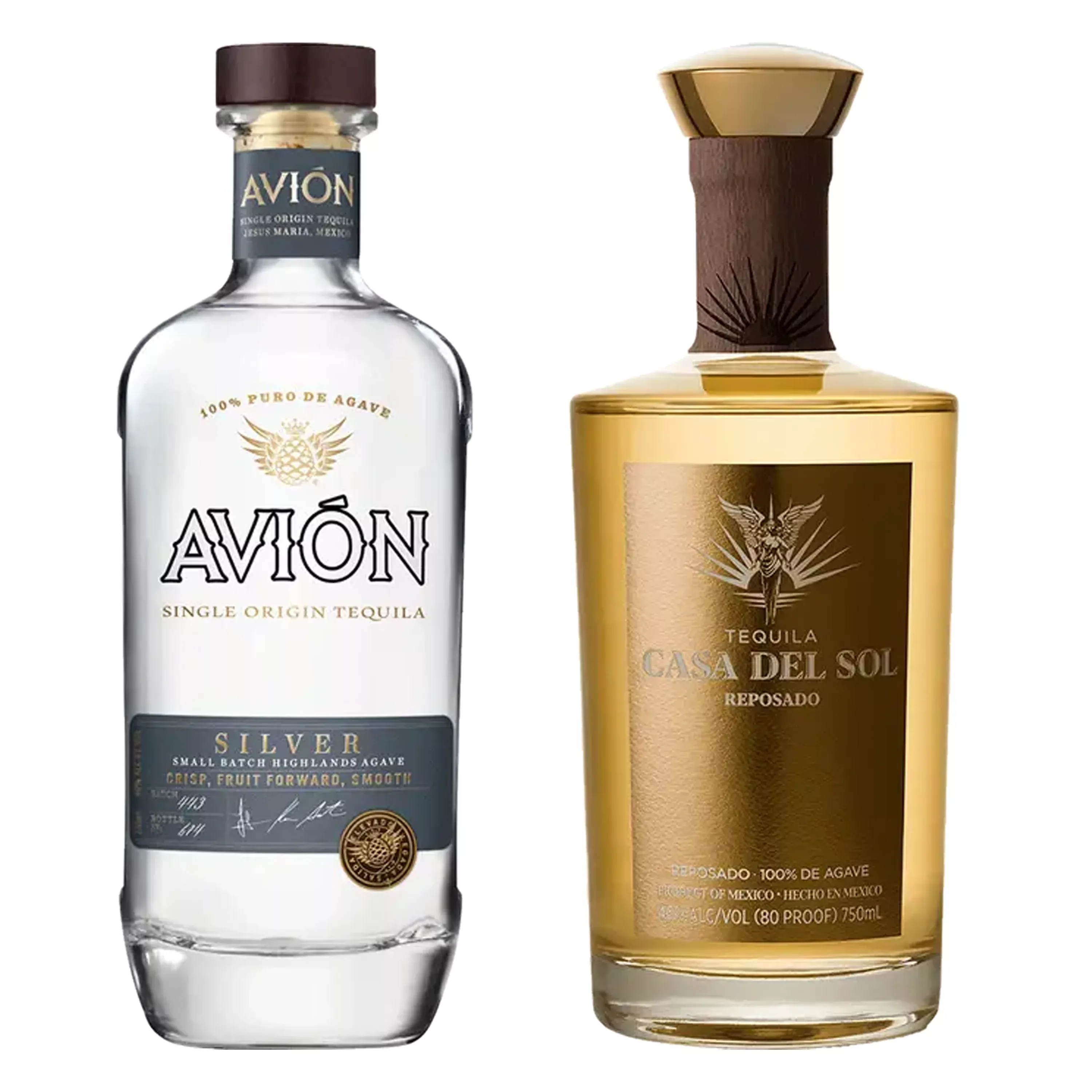 avion-tequila-silver-casa-del-sol-tequila-reposado-bundle Avion Tequila Silver & Casa Del Sol Tequila Reposado Bundle