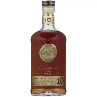 bacardi-aged-rum-extra-rare-gold-gran-reserva-diez-10-yr-80-750ml Bacardi Aged Rum Extra Rare Gold Gran Reserva Diez 10 Yr 80 750ML