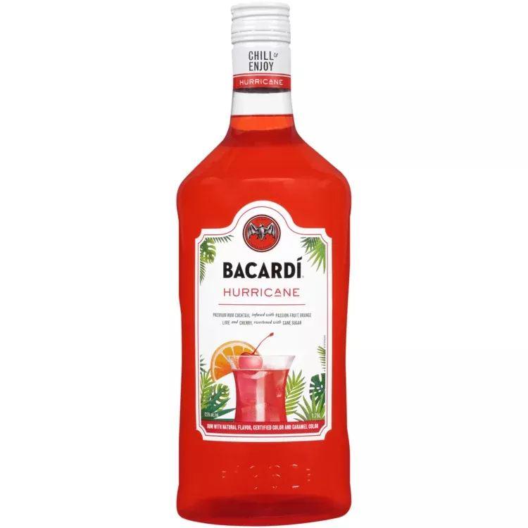 Bacardi Hurricane Classic Cocktails 1.75L