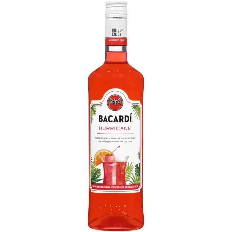Bacardi Hurricane Classic Cocktails 750mL