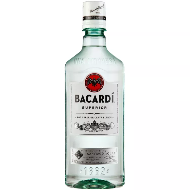 Bacardi Superior Light Rum 750mL