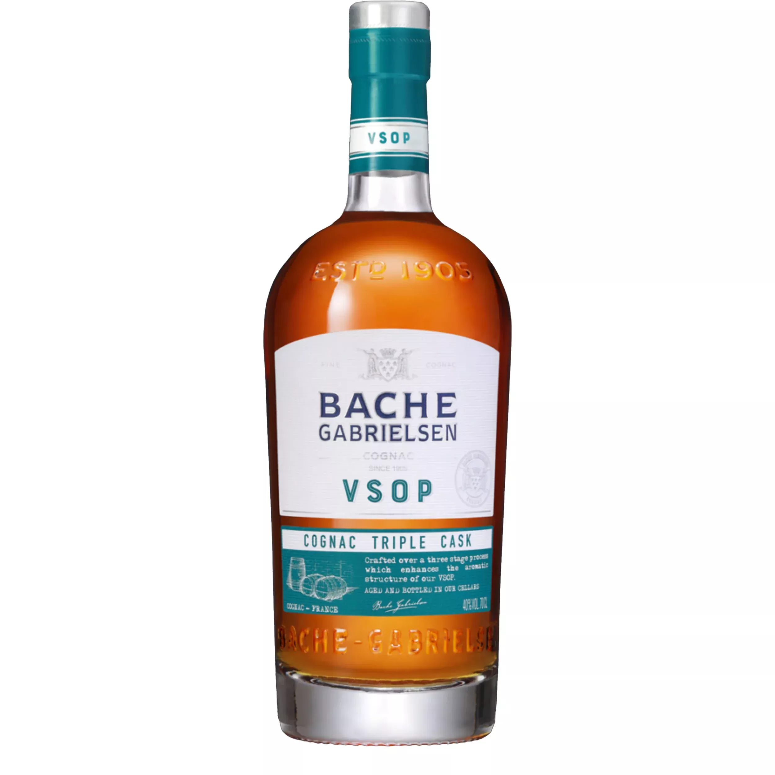Bache Gabrielsen VSOP Triple Cask Cognac 750ml
