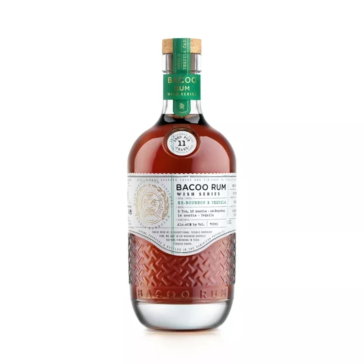Bacoo 11 Year Tequila Cask Wish Series Rum 700mL