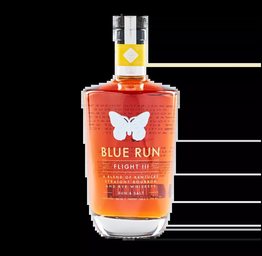 Blue Run Flight Series III Sun & Salt Kentucky Straight Bourbon Whiskey 750ml