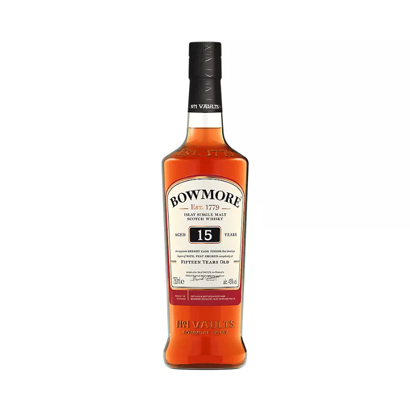 bowmore-single-malt-scotch-darkest-15-yr-86-750ml Bowmore Single Malt Scotch Darkest 15 Yr 86 750ML