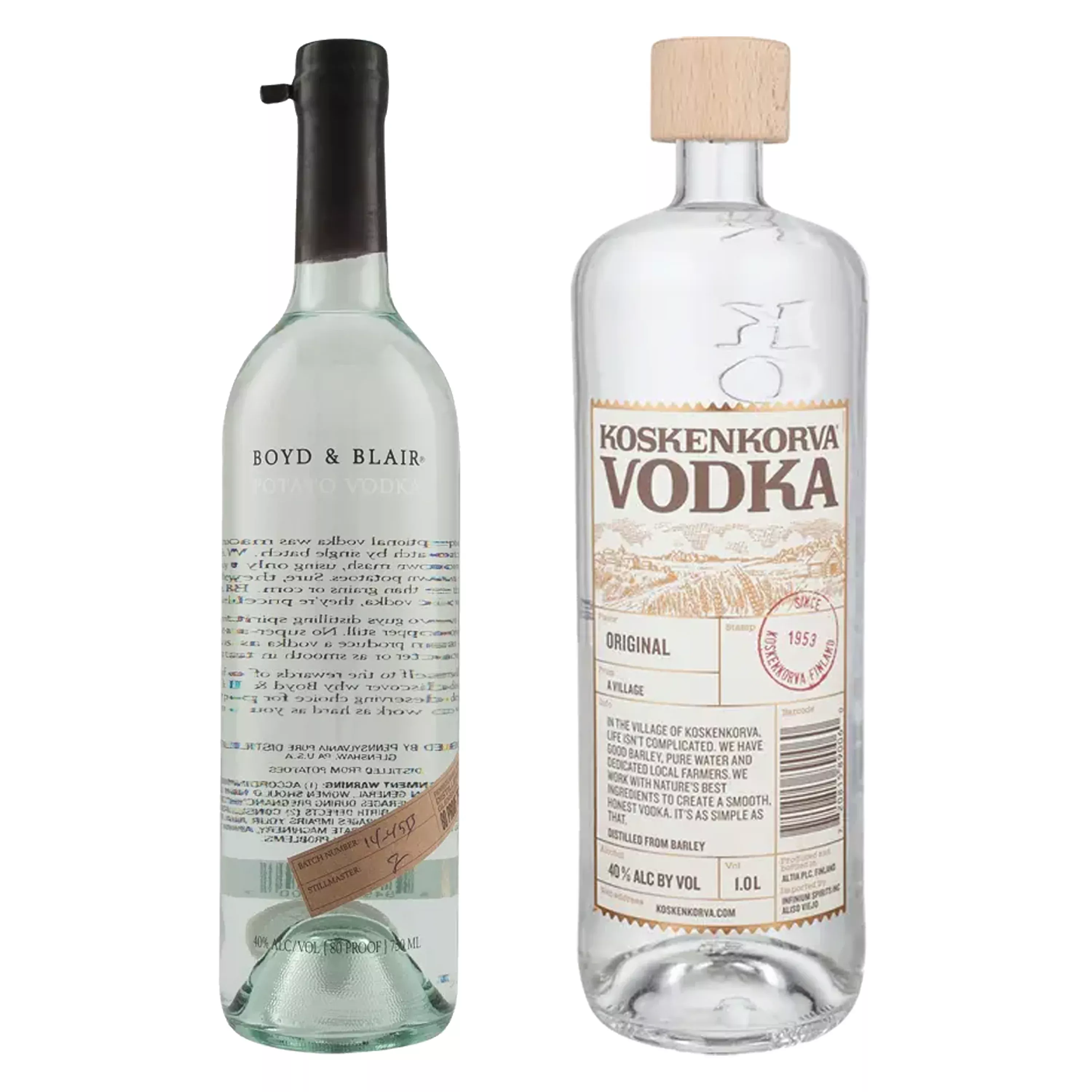 boyd-blair-potato-vodka-koskenkorva-vodka-original-bundle Boyd & Blair Potato Vodka & Koskenkorva Vodka Original Bundle