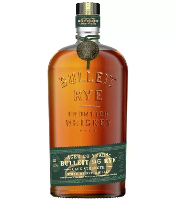 bulleit-95-20-year-cask-strength-straight-rye-whiskey-750ml Bulleit 95 20 Year Cask Strength Straight Rye Whiskey 750mL
