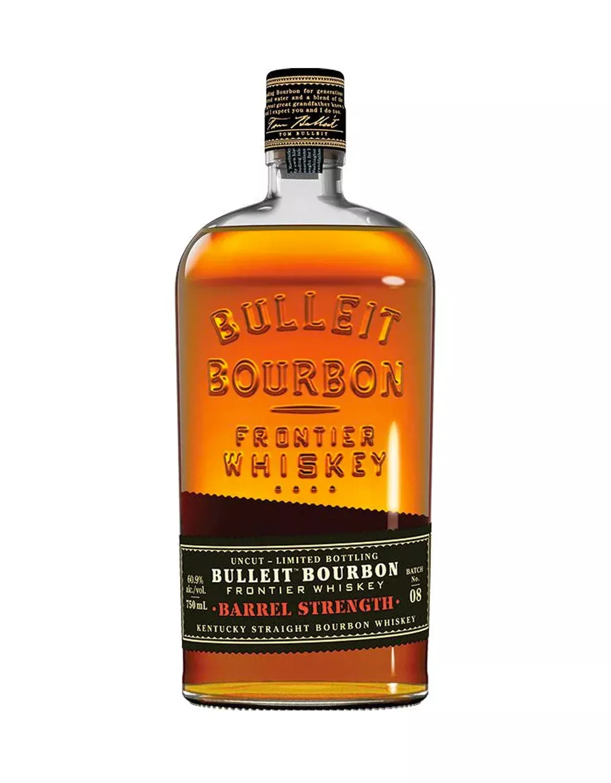 bulleit-batch-no-8-bourbon-barrel-strength-frontier-kentucky-straight-bourbon-wh Bulleit Batch No. 8 Bourbon Barrel Strength Frontier Kentucky Straight Bourbon Whiskey 750ml