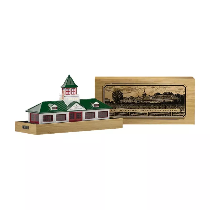 calumet-farm-bourbon-ceramic-farm-decanter-100th-anniversary-release Calumet Farm Bourbon Ceramic Farm Decanter 100th Anniversary Release