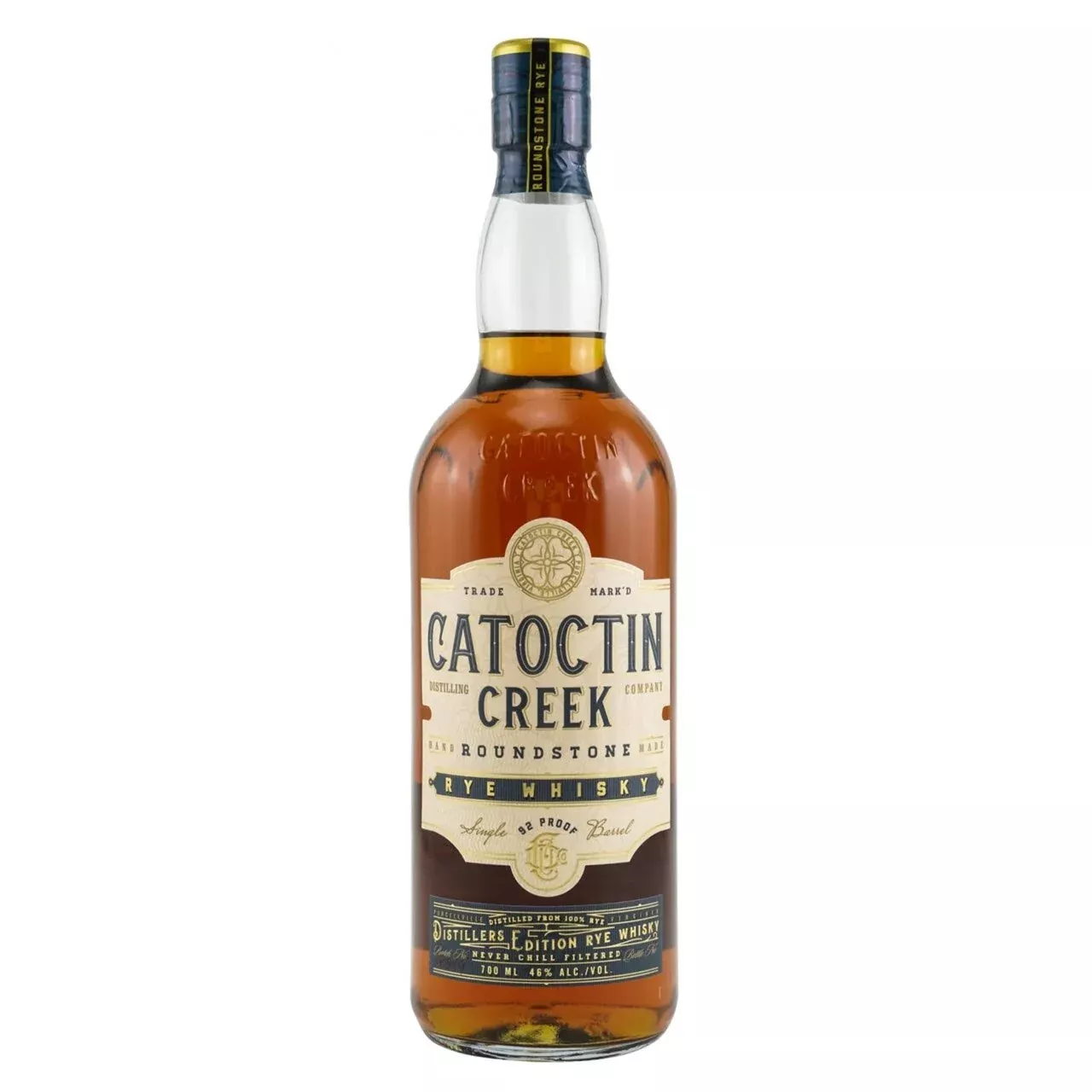 Catoctin Creek Cask Proof Roundstone Rye Whisky 750ml