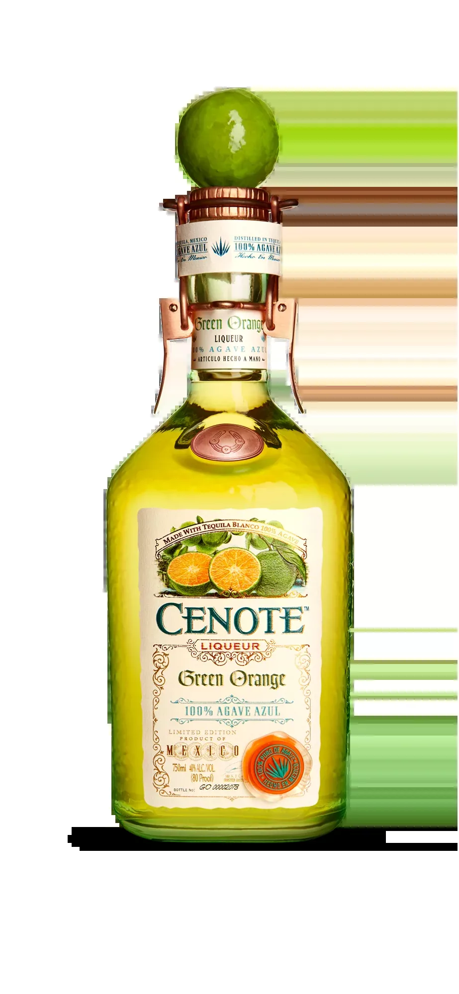 Cenote Liqueur Green Orange 750ML