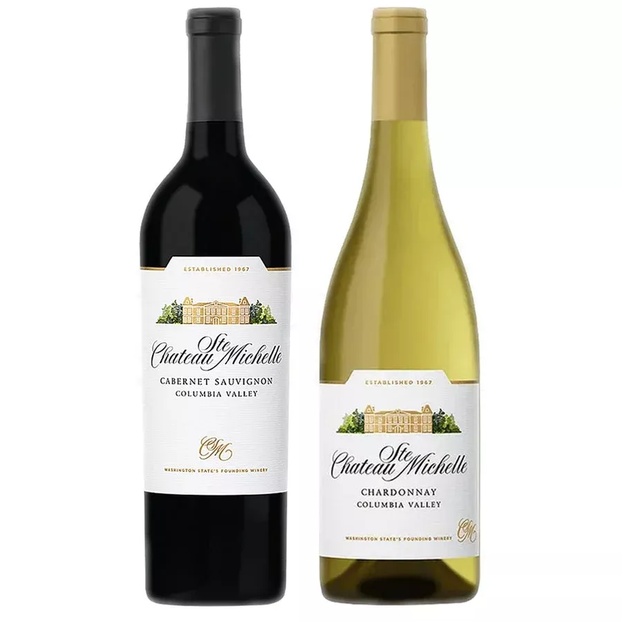 chateau-ste-michelle-cabernet-sauvignon-columbia-valley-chateau-ste-michelle-cha Chateau Ste. Michelle Cabernet Sauvignon Columbia Valley & Chateau Ste. Michelle Chardonnay Columbia Valley Bundle
