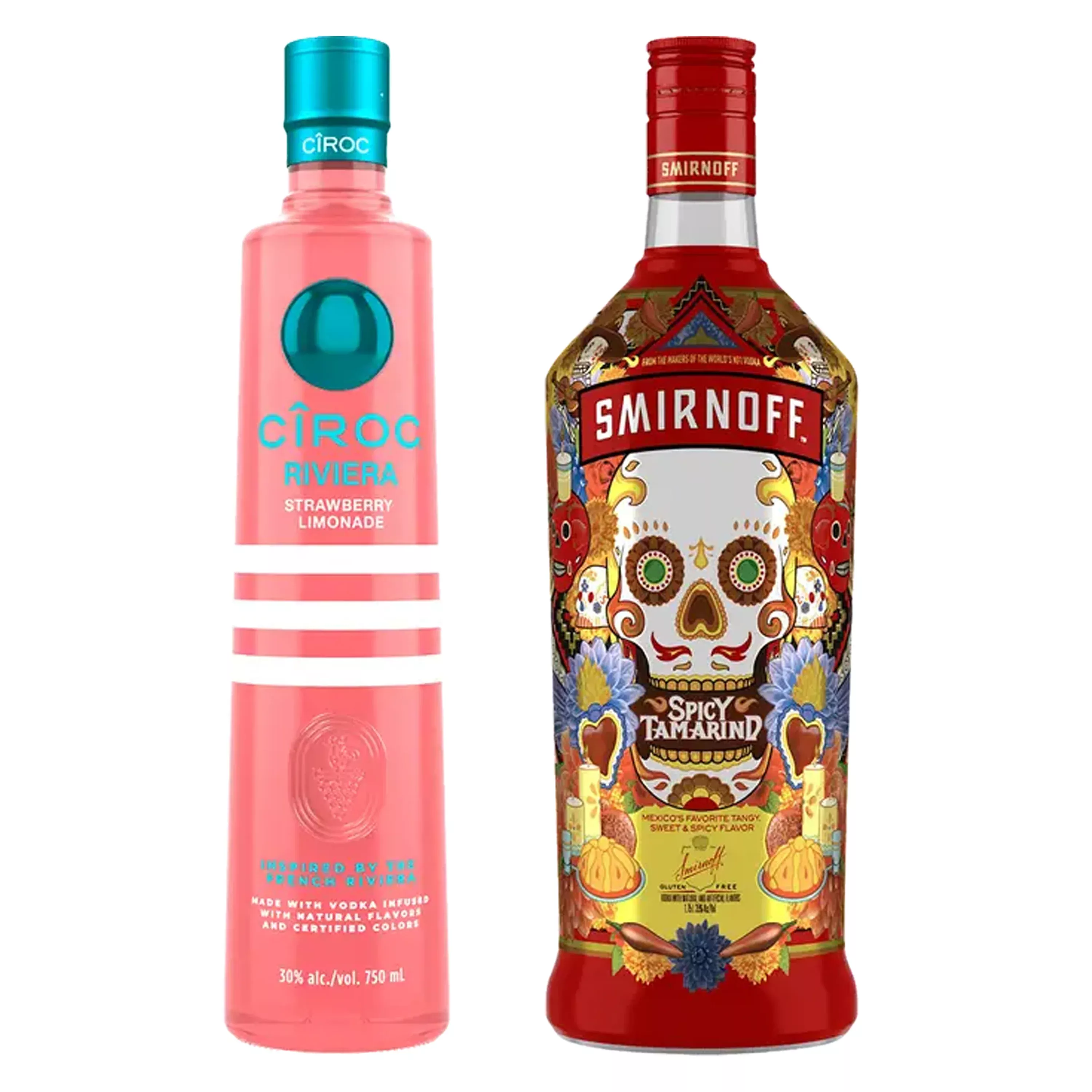 ciroc-riviera-strawberry-limonade-flavored-vodka-smirnoff-spicy-tamarind-flavore Ciroc Riviera Strawberry Limonade Flavored Vodka & Smirnoff Spicy Tamarind Flavored Vodka Bundle