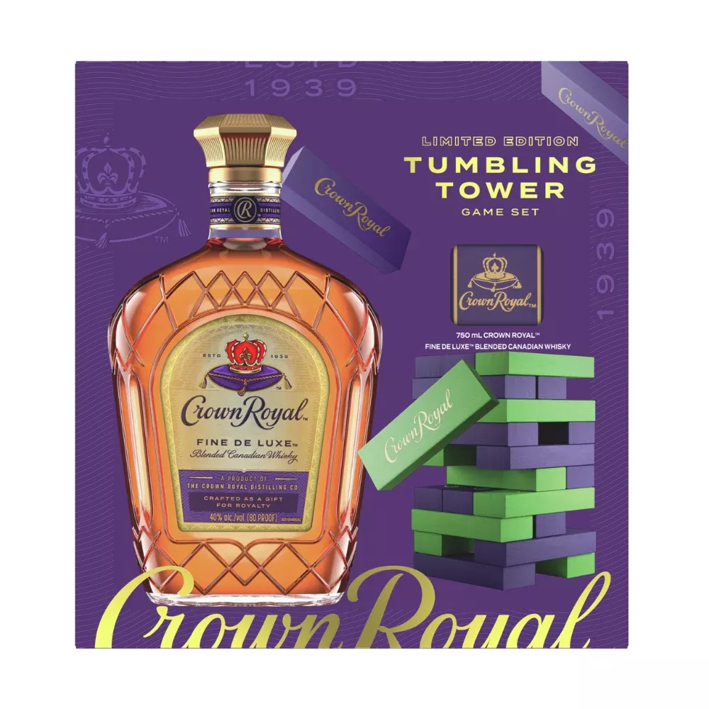crown-royal-deluxe-with-tumbling-tower-gift-set Crown Royal Deluxe with Tumbling Tower Gift Set