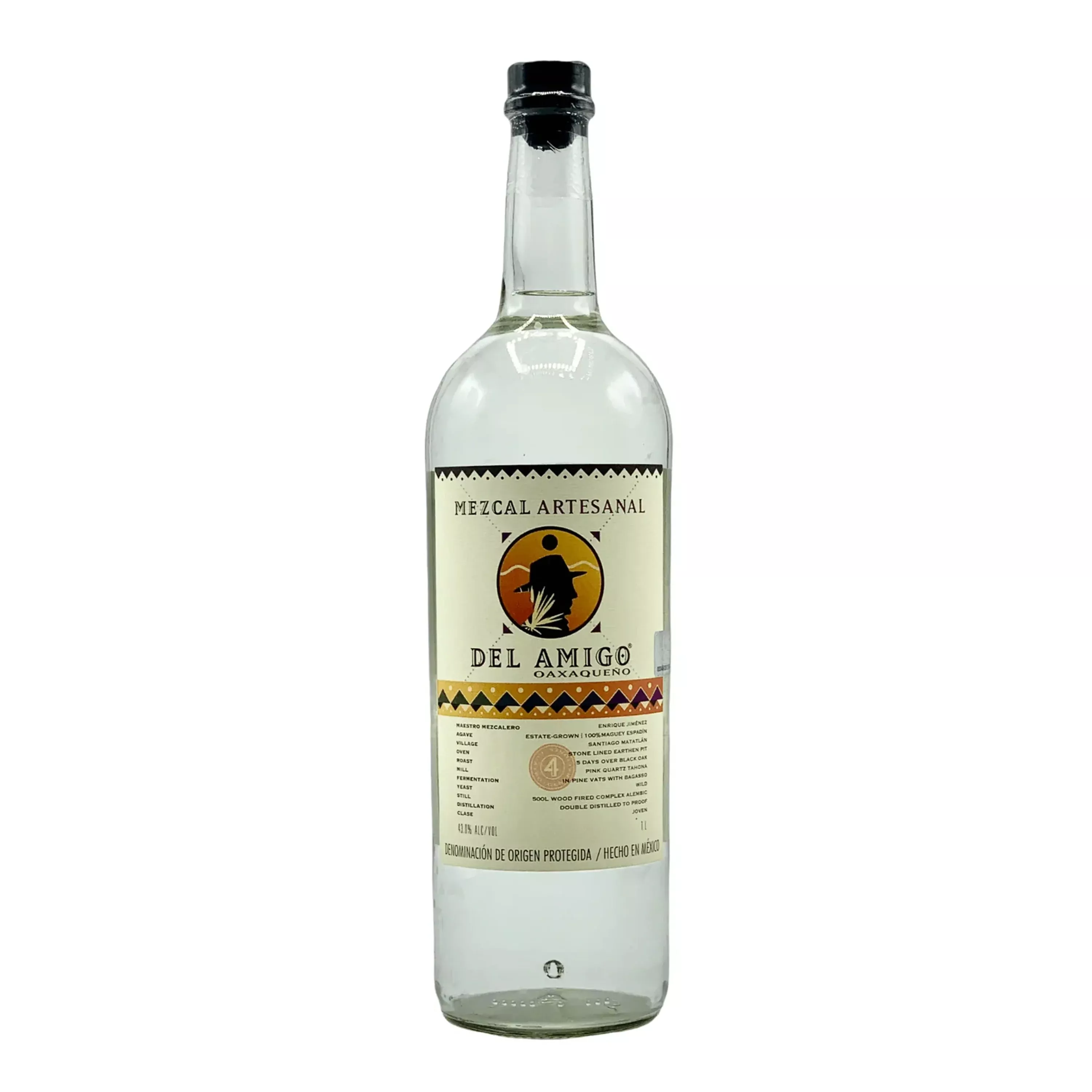 del-amigo-oaxaqueno-mezcal-joven-1lt Del Amigo Oaxaqueno Mezcal Joven 1Lt