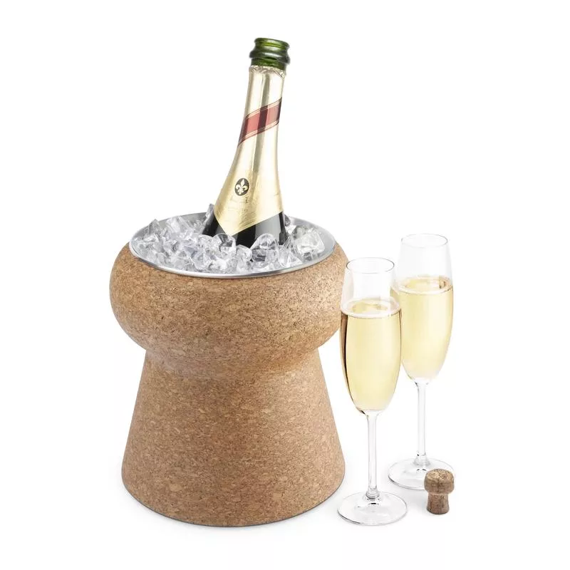 FINAL TOUCH CORK BEVERAGE BIN WITH STAINLESS STEEL INSERT @ Windermere [1055257]