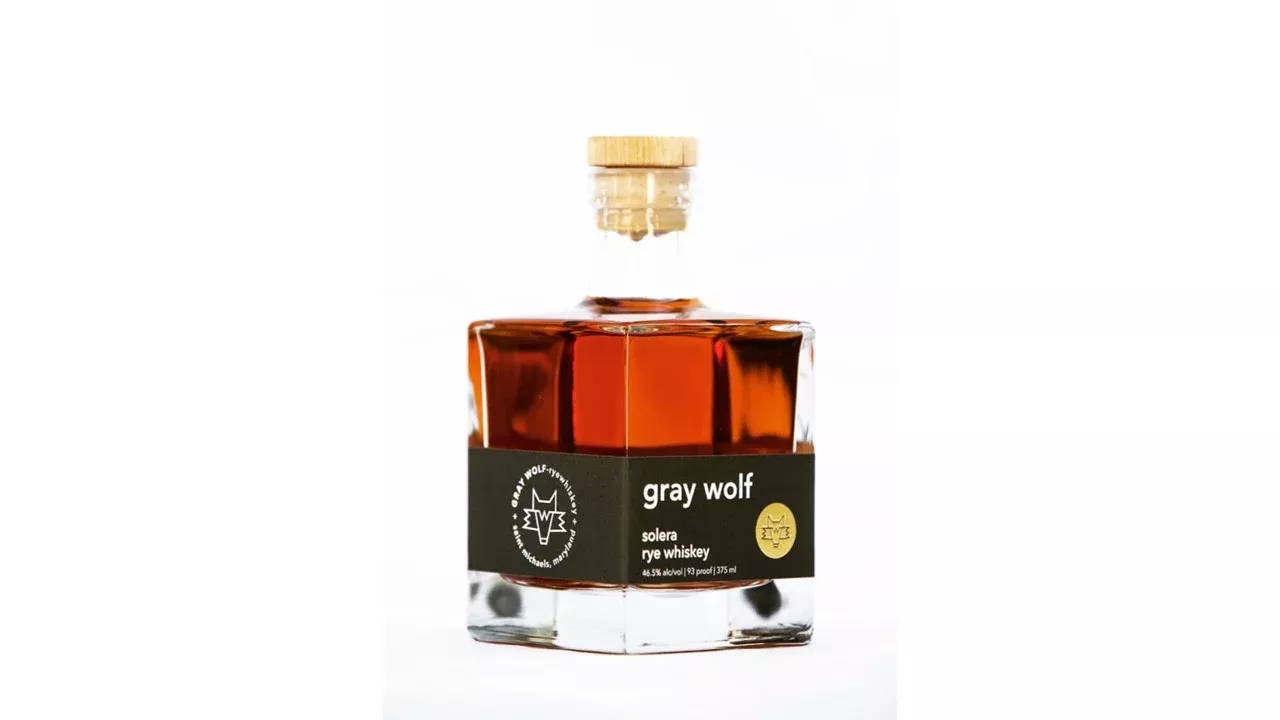 Gray Wolf Craft Distilling Solera Rye Whiskey 93 Proof 375ml
