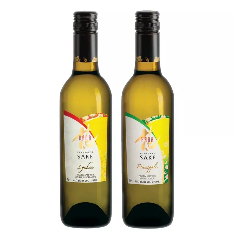 Hana Lychee Flavored Sake & Hana Pineapple Flavored Sake Bundle