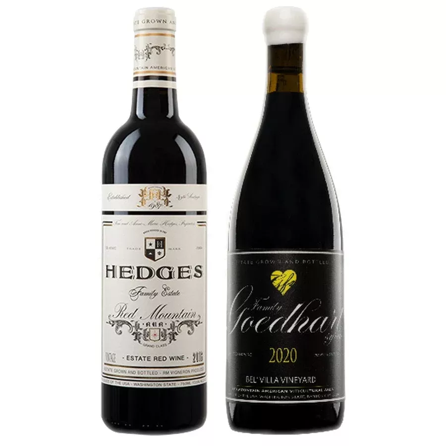 Hedges Hfe Red Blend Red Mountain & Hedges Syrah Goedhart Bundle