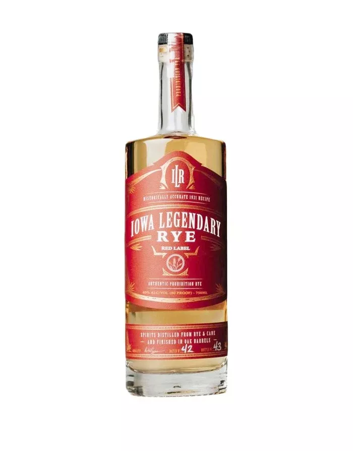 iowa-legendary-authentic-prohibition-batch-no-43-red-label-rye-whiskey-750ml Iowa Legendary Authentic Prohibition Batch No.43 Red Label Rye Whiskey 750ml