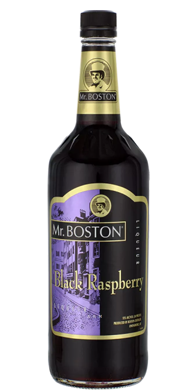 mr-boston-black-raspberry-liqueur-1lt Mr. Boston Black Raspberry Liqueur 1Lt