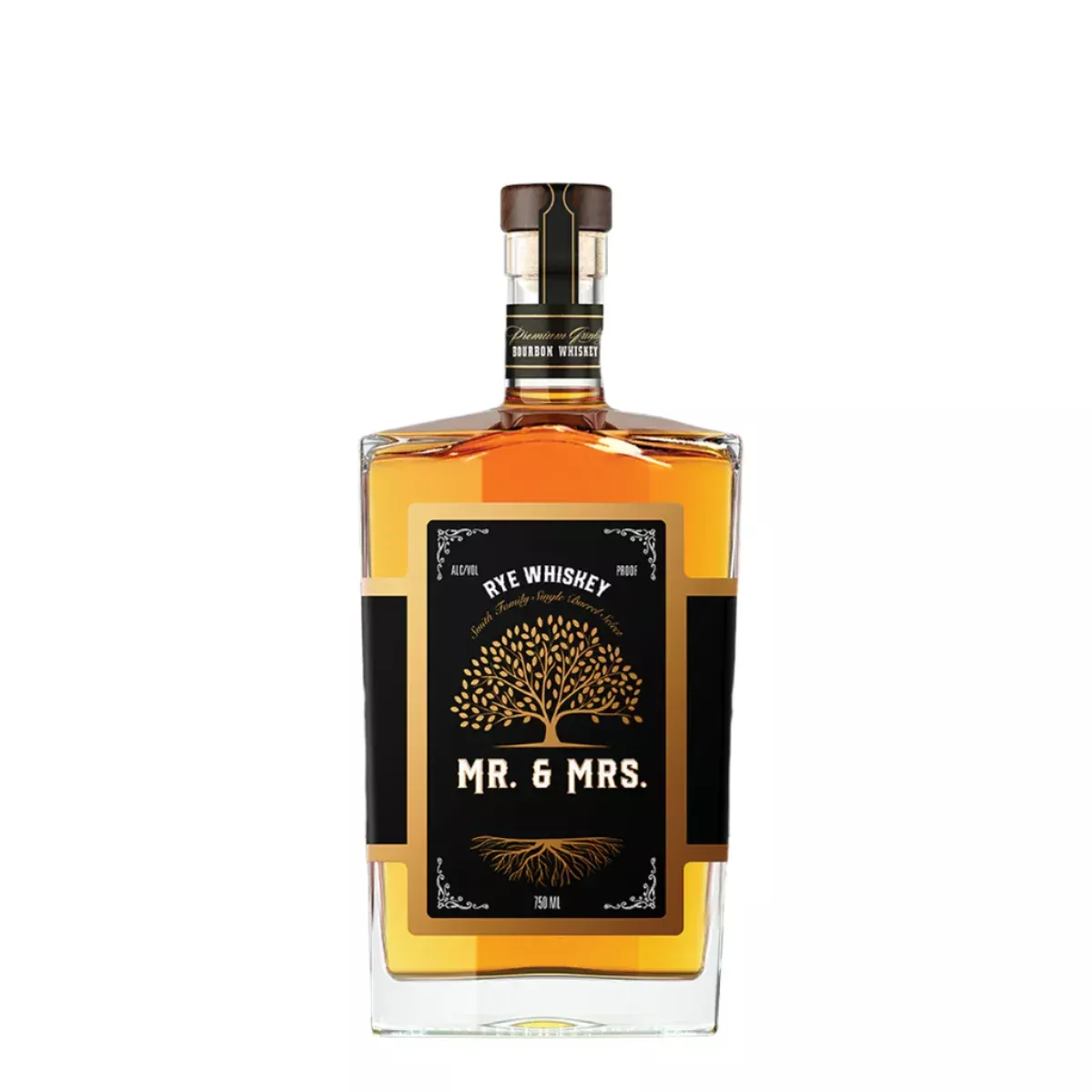 mr-mrs-bourbon-black-oak-tree-rye-whiskey-750ml Mr. & Mrs. Bourbon Black Oak Tree Rye Whiskey 750ml