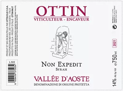ottin-syrah-non-expedit-valle-d-aosta-2022-750ml Ottin Syrah Non Expedit Valle D'Aosta 2022 750ML