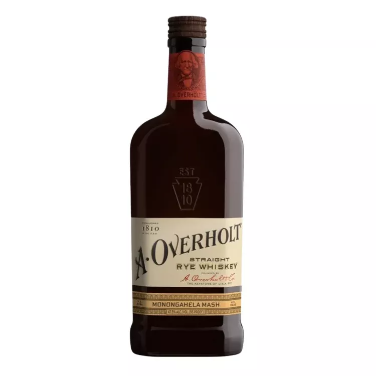 A. Overholt Straight Rye Monongahela Mash 4 Year 750mL