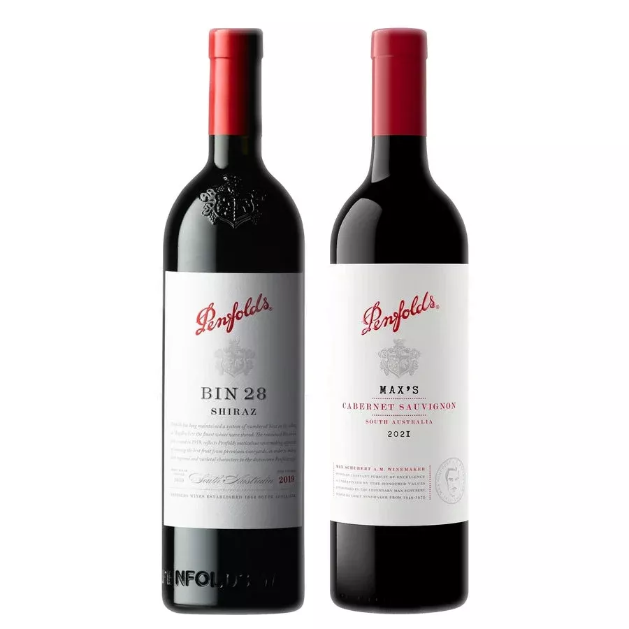 Penfolds Bin 28 Kalimna Shiraz & Penfolds Max's Cabernet Sauvignon Bundle