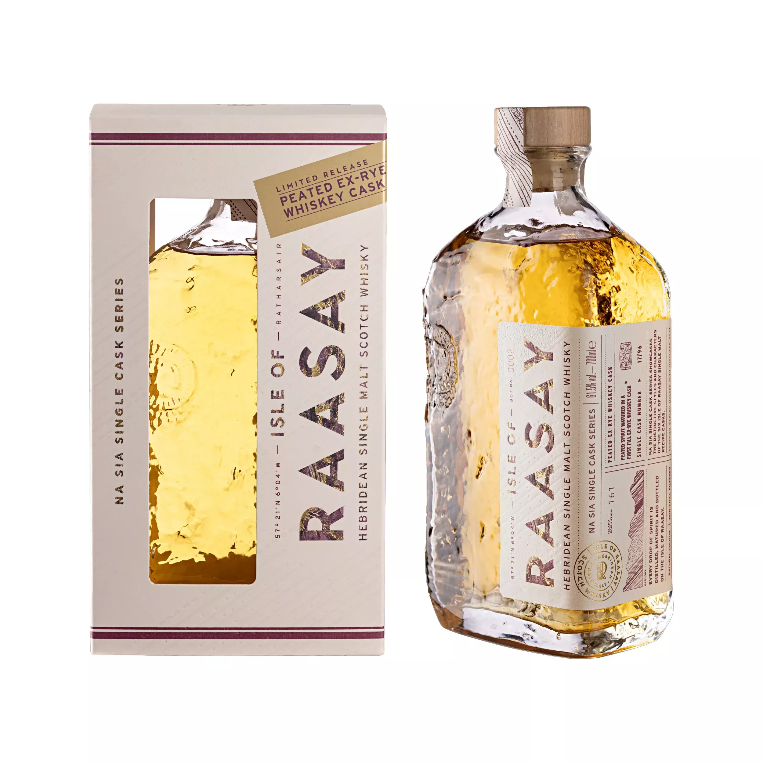 raasay-distillery-ex-woodford-reserve-rye-unpeated-cask-strength-whiskey-700ml Raasay Distillery Ex-Woodford Reserve Rye Unpeated Cask Strength Whiskey 700ml