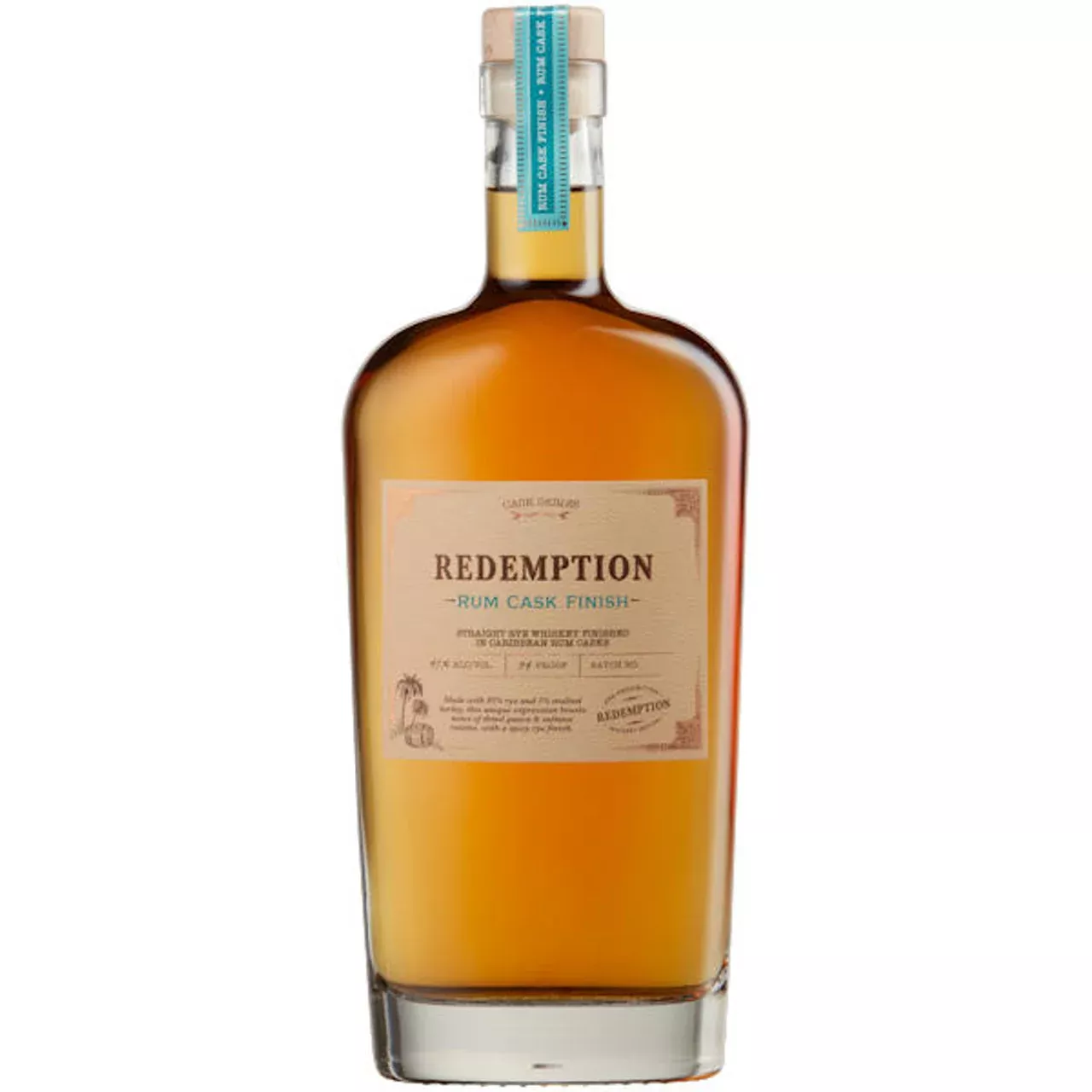 redemption-rum-cask-finish-straight-rye-whiskey-750ml Redemption Rum Cask Finish Straight Rye Whiskey 750ml