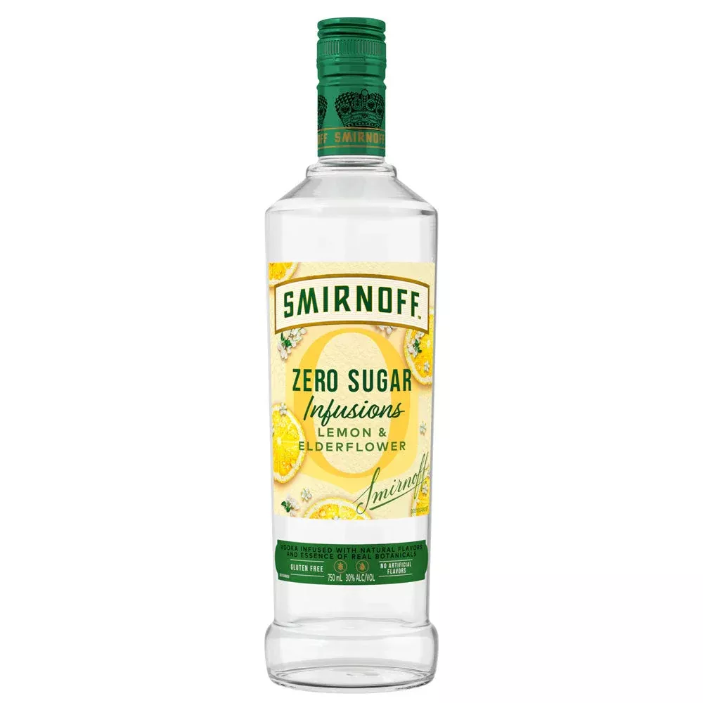 smirnoff-zero-sugar-infusions-lemon-elderflower-vodka-750ml Smirnoff Zero Sugar Infusions Lemon & Elderflower Vodka 750ml