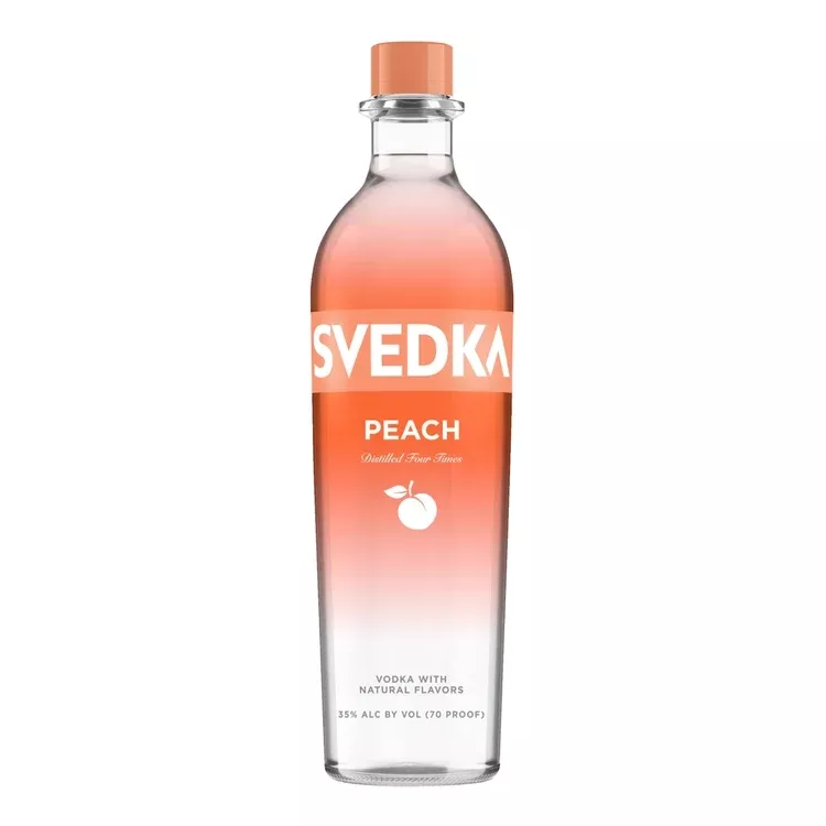 svedka-peach-flavored-vodka-750ml Svedka Peach Flavored Vodka 750mL