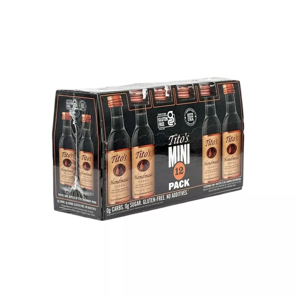 tito-s-handmade-vodka-50ml-12-pack Tito's Handmade Vodka 50ml 12 Pack