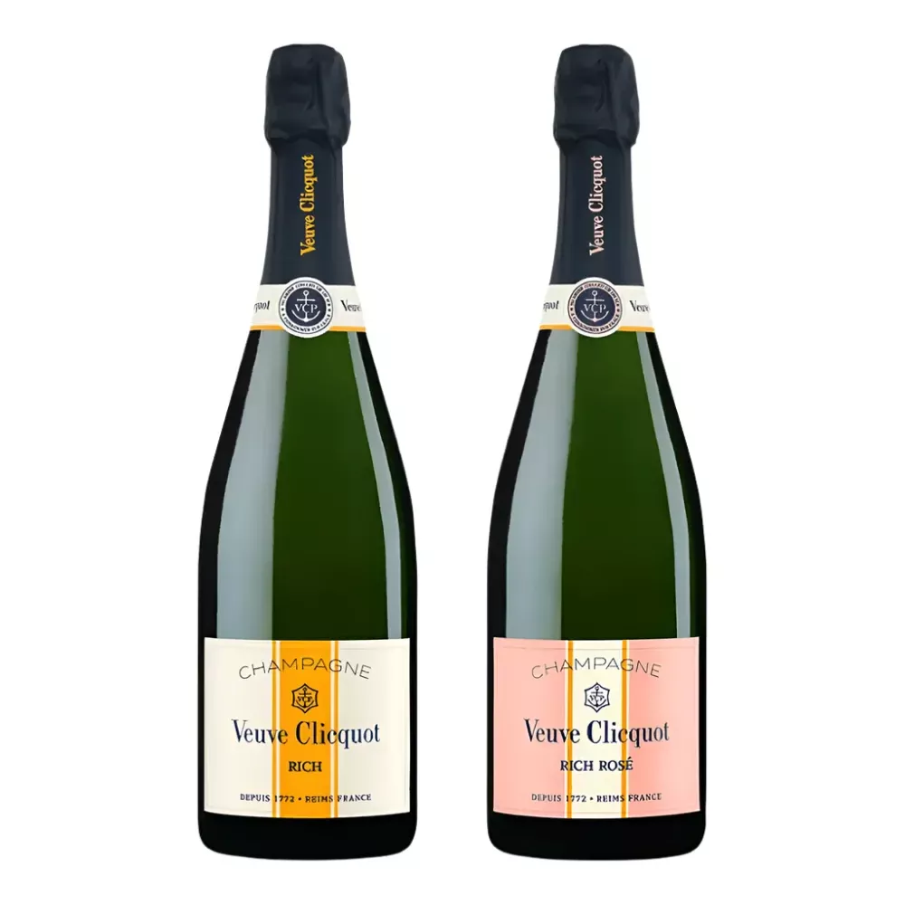 veuve-clicquot-rich-brut-rich-rose-champagne-2-pack Veuve Clicquot Rich Brut and Rich Rose Champagne 2-Pack