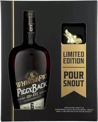 whistlepig-rye-whiskey-piggyback-6-yr-w-pour-96-56-750ml Whistlepig Rye Whiskey Piggyback 6 Yr W/ Pour 96.56 750ML