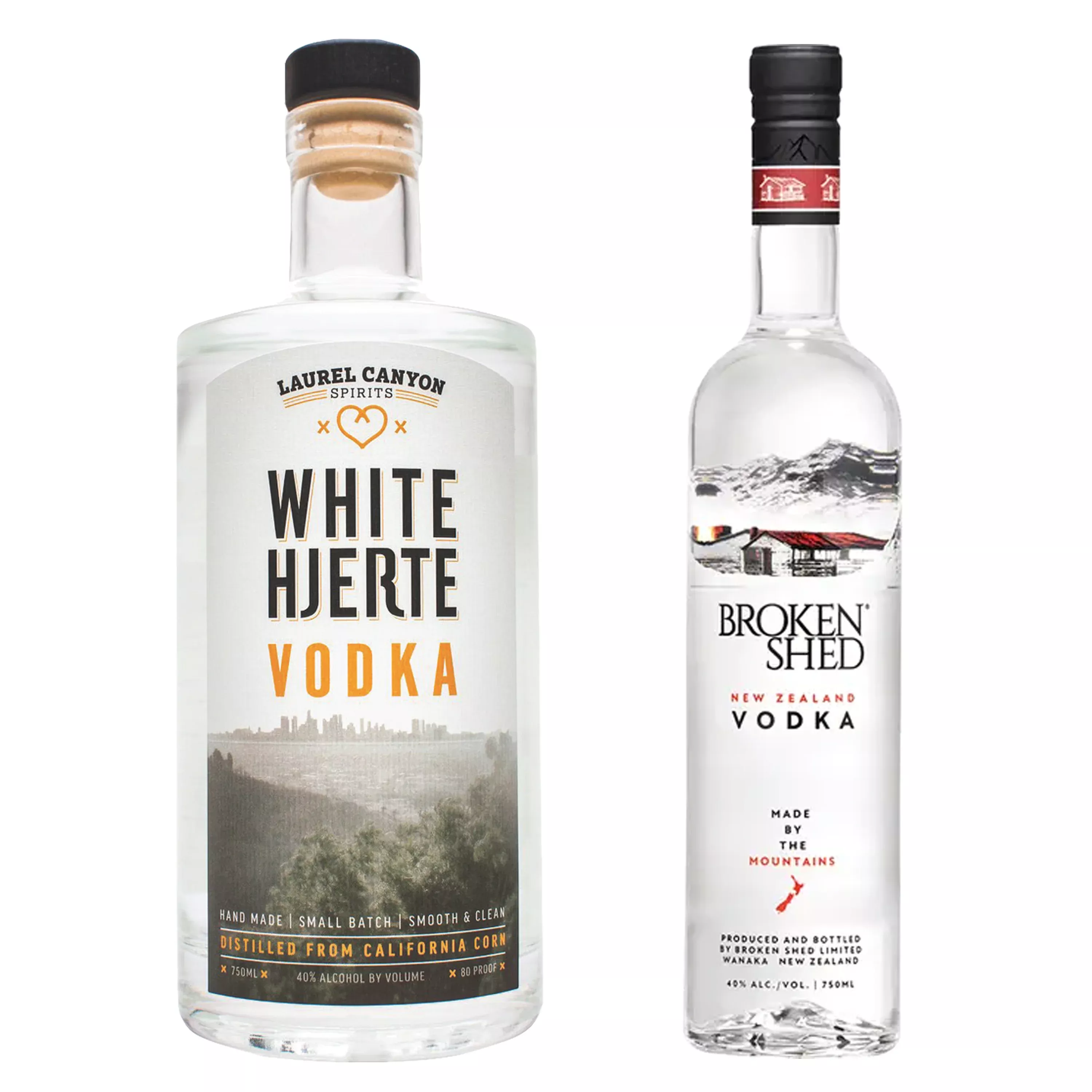 white-hjerte-vodka-small-batch-broken-shed-vodka-bundle White Hjerte Vodka Small Batch & Broken Shed Vodka Bundle