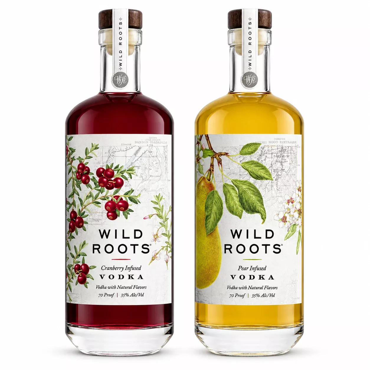 Wild Roots Cranberry & Pear Infused Vodka 2PK Bundle