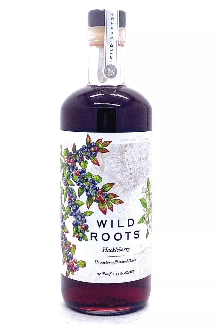 Wild Roots Huckleberry Infused Vodka 750ml
