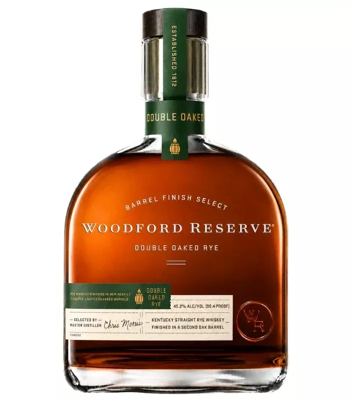woodford-reserve-double-oaked-rye-whiskey-750ml Woodford Reserve Double Oaked Rye Whiskey 750mL
